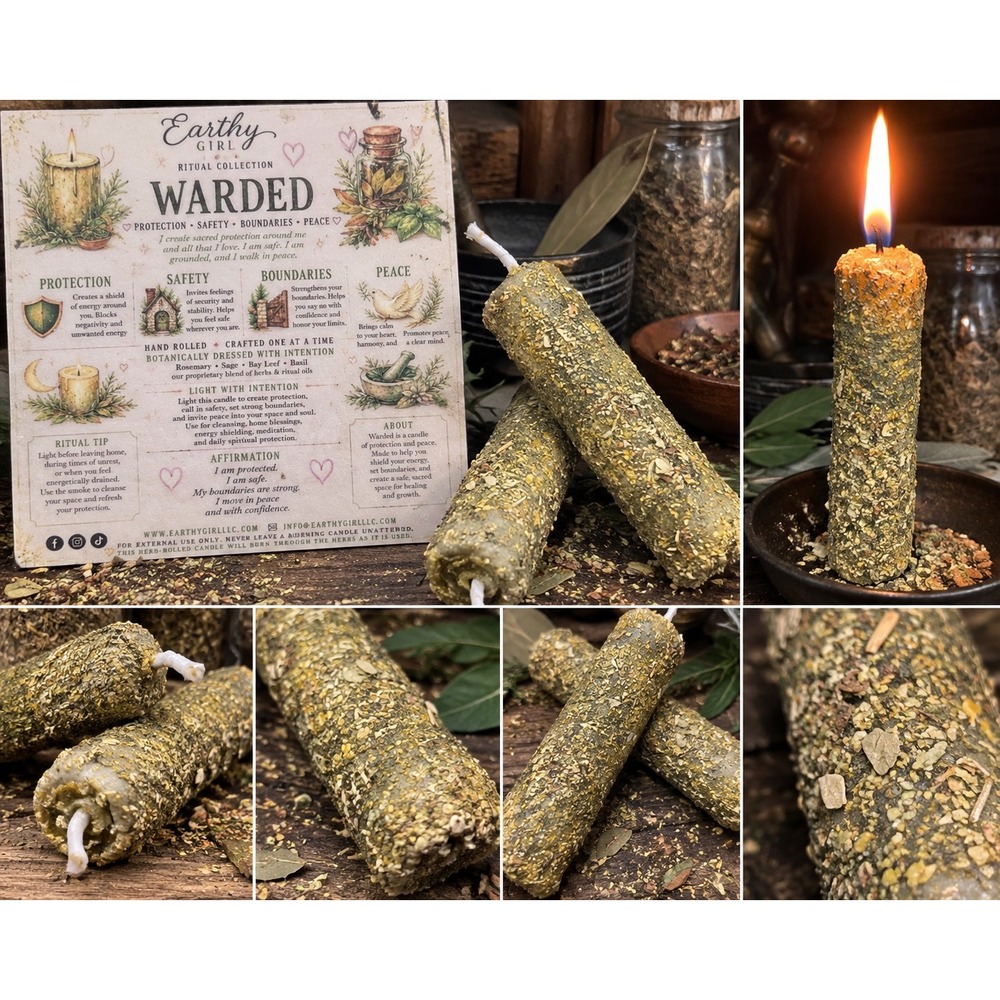 Warded Ritual Candle
